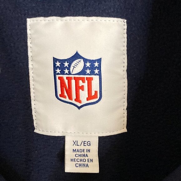 Los Angeles Chargers 1/4 Zip Pullover NFL Jacket Size XL - Picture 3 of 7